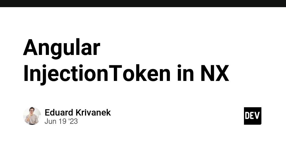 Angular InjectionToken in NX