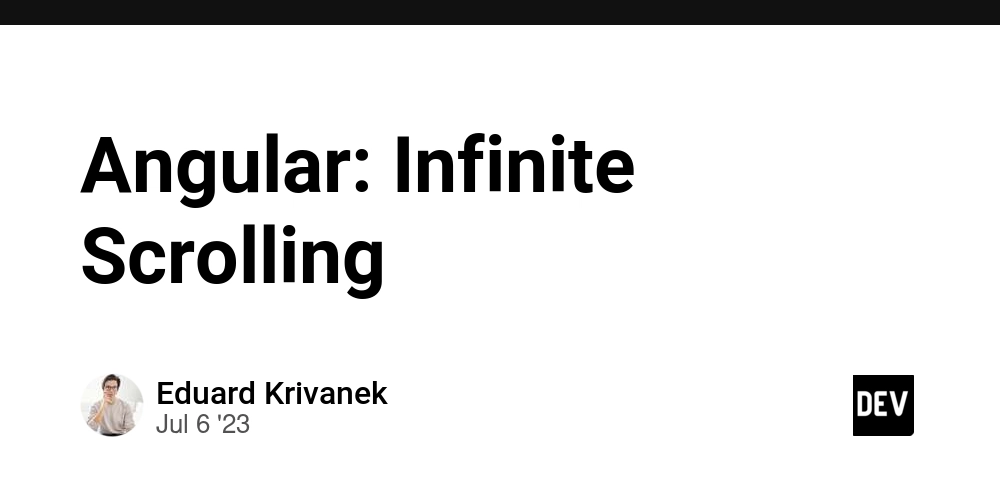Angular: Infinite Scrolling