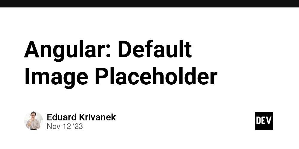 Angular: Default Image Placeholder