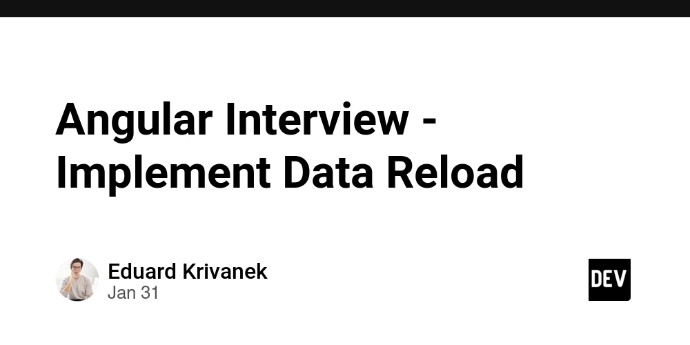Angular Interview - Implement Data Reload