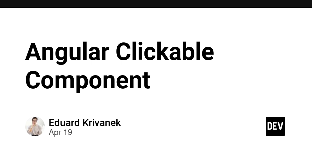 Angular Clickable Component