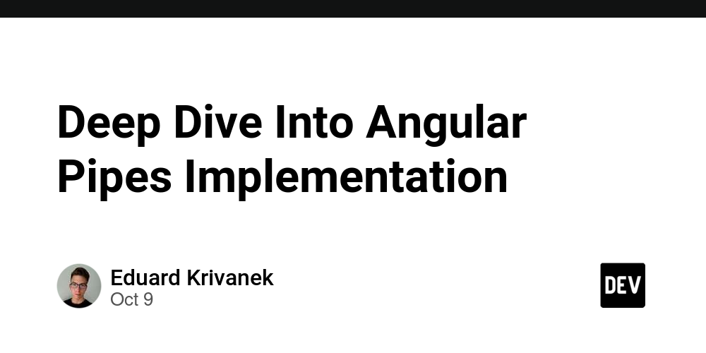 Dive Into Angular Pipes Implementation