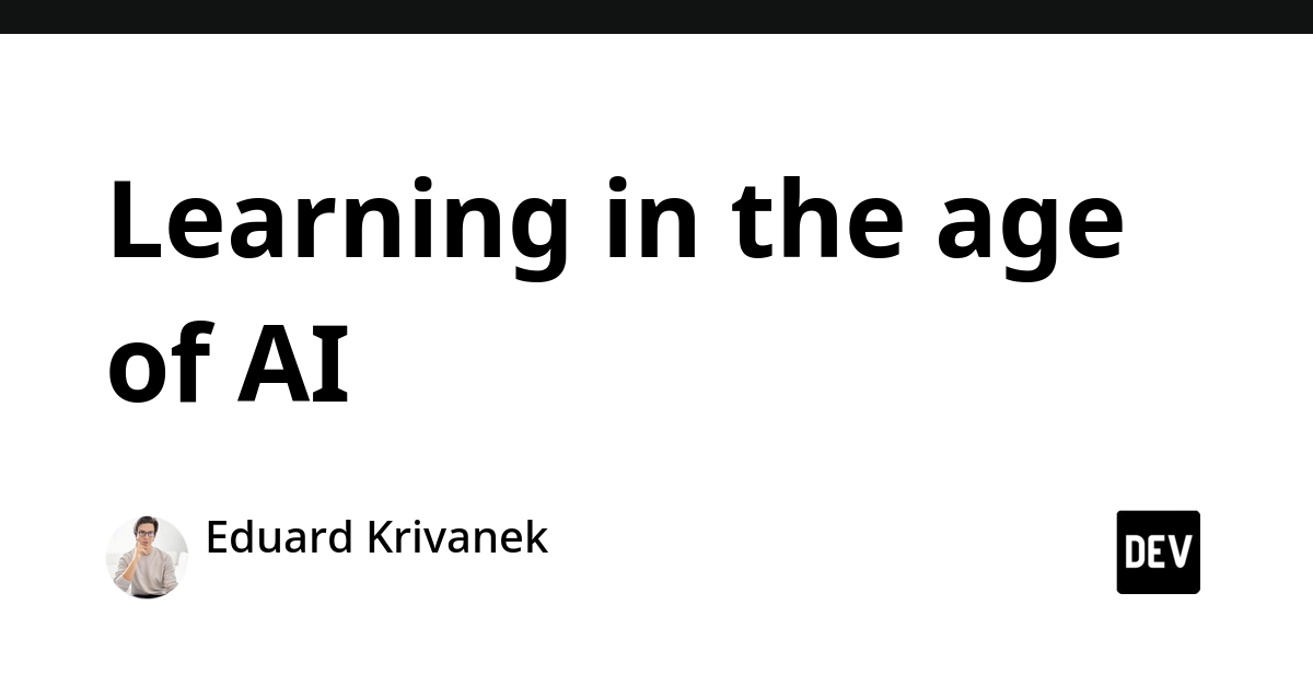 Learning in the age of AI