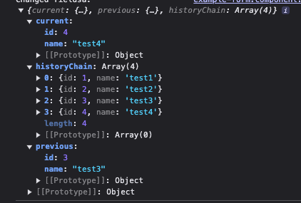 Custom Pipe Remember History Log