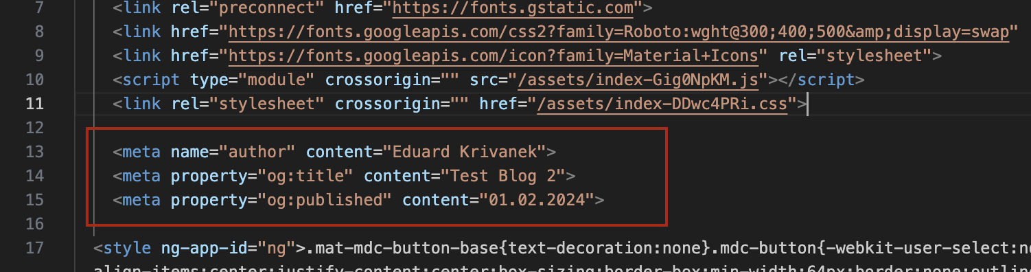 Dynamic Metatags On Blogs