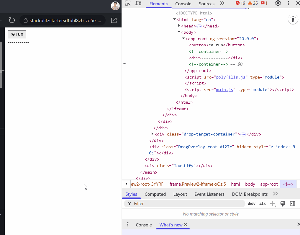 For loop using index for trackBy